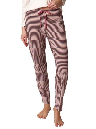 Huber Damen Hose lang hautnah Night Basic Selection 019015 Gr. 38 in Rose Denim Stripes von Huber