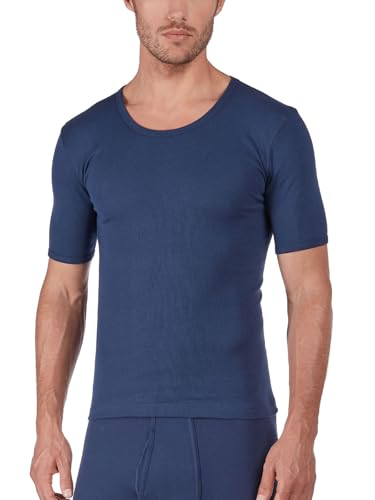 Huber Herren Shirt Kurzarm Unterhemd, Grün (Marine 0386), (Herstellergröße: XX-Large) von HUBER