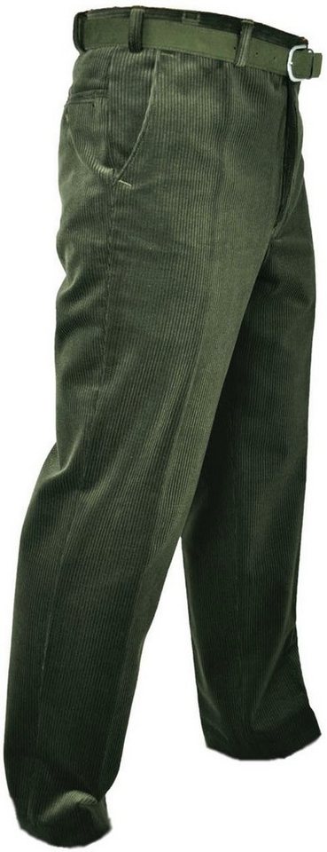 Hubertus® Hunting Cordhose Stretch-Cordhose oliv/grün Jagdhose Herren Kord Jägerhose von Oefele von Hubertus® Hunting