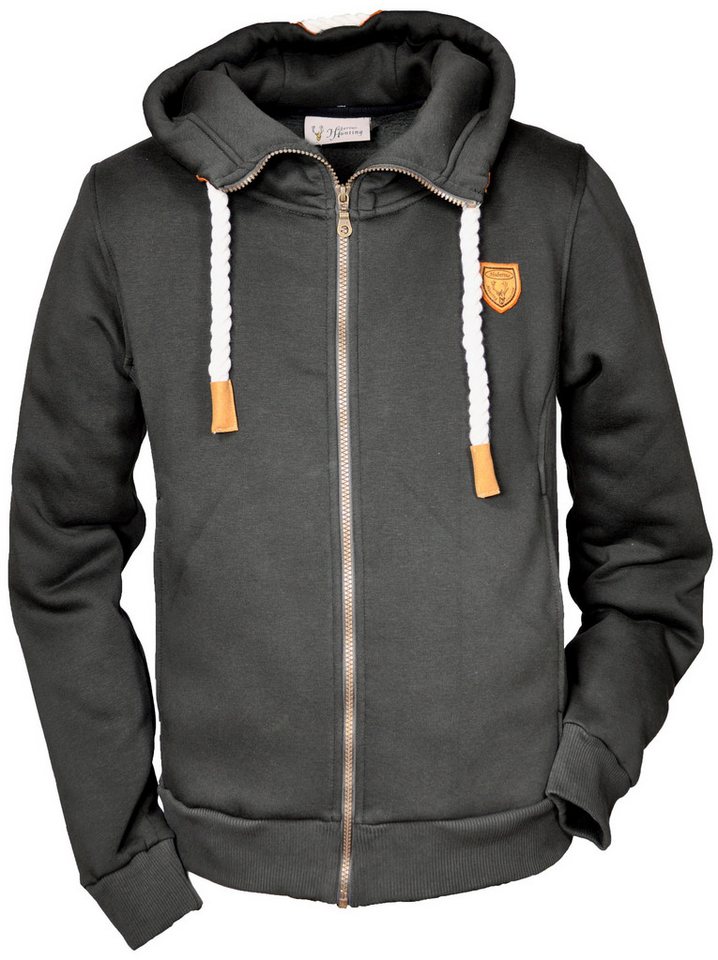 Hubertus® Hunting Kapuzenpullover Hunting-Hoody mit Kordeln Jagdpullover Baumwolle oliv grün Hoodie NEU von Hubertus® Hunting