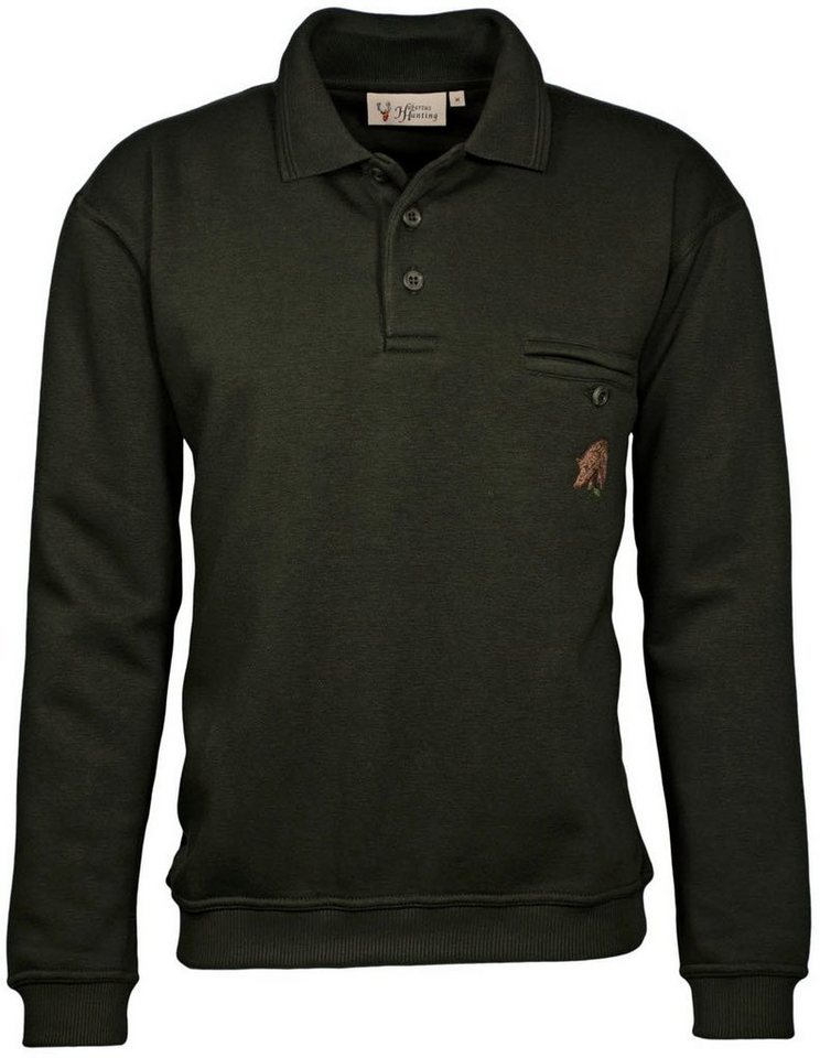 Hubertus® Hunting Sweater Jagdsweater mit Motiv Jagdpullover Ansitz & Winter von Oefele Jagd NEU von Hubertus® Hunting