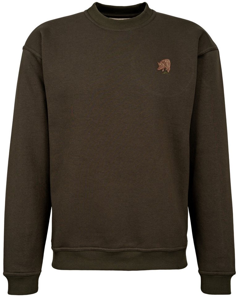 Hubertus® Hunting Rundhalspullover Jagdpullover mit Motiv Winterpullover Ansitzpullover von Oefele Jagd von Hubertus® Hunting