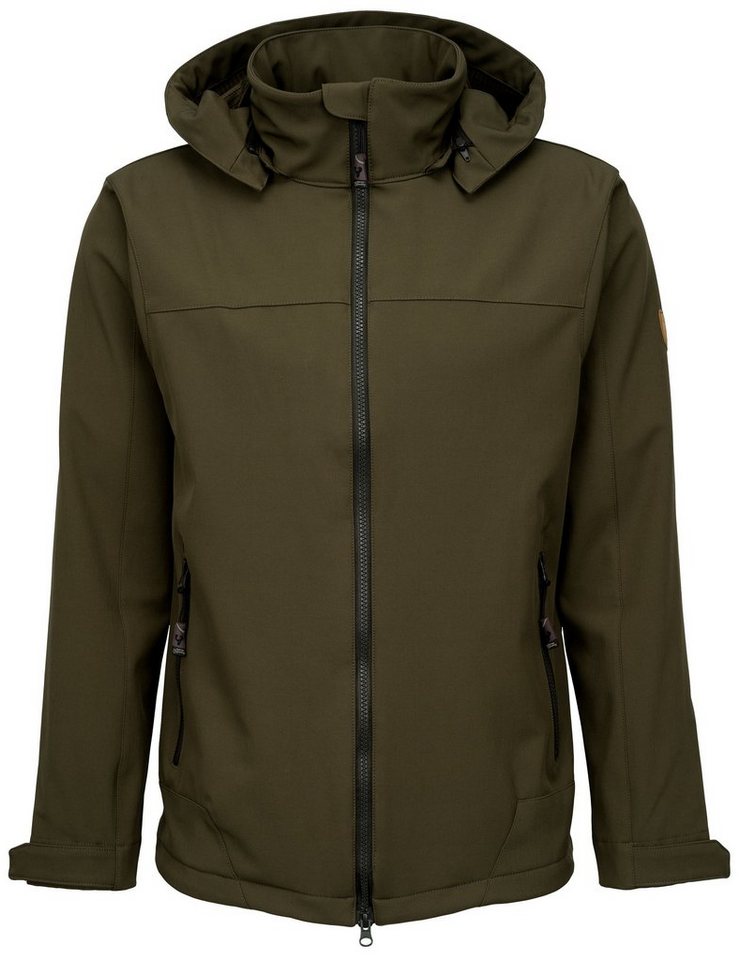 Hubertus® Hunting Softshelljacke Softshelljacke für Herren Jagdjacke Outdoorjacke oliv von Oefele Jagd von Hubertus® Hunting