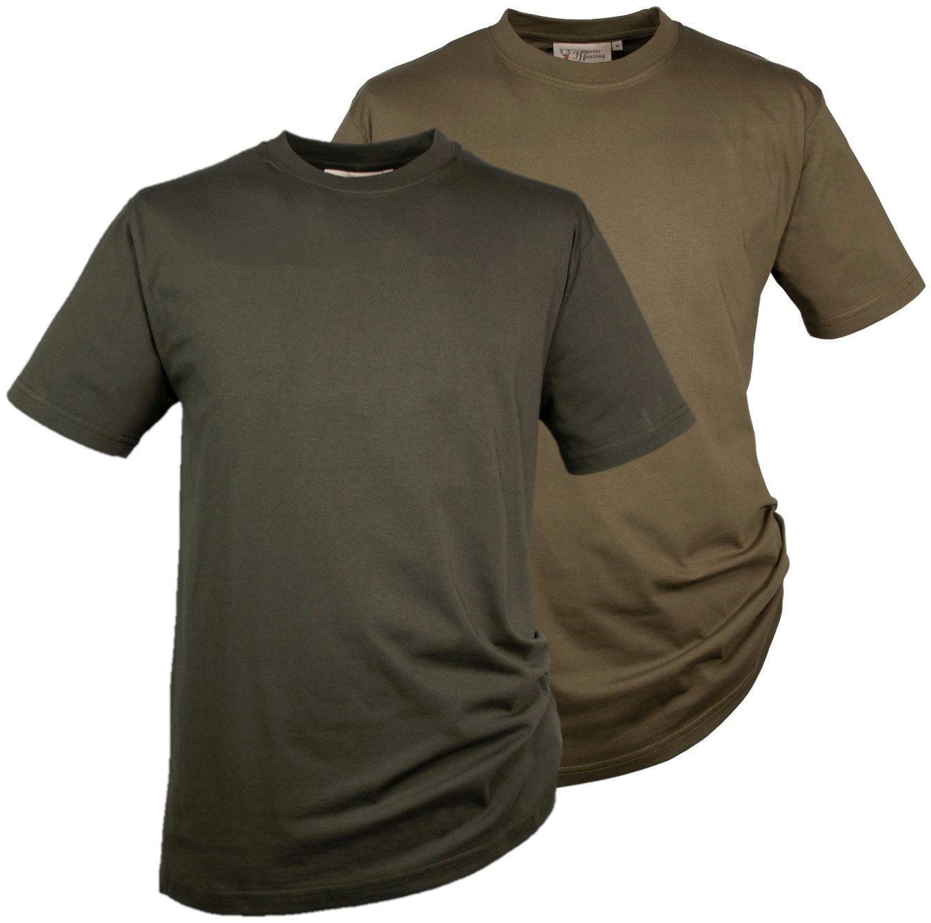Hubertus® Hunting T-Shirt T-Shirts im Doppelpack (2x Pack) oliv/schilf Jagdshirts einfarbig NEU! von Hubertus® Hunting