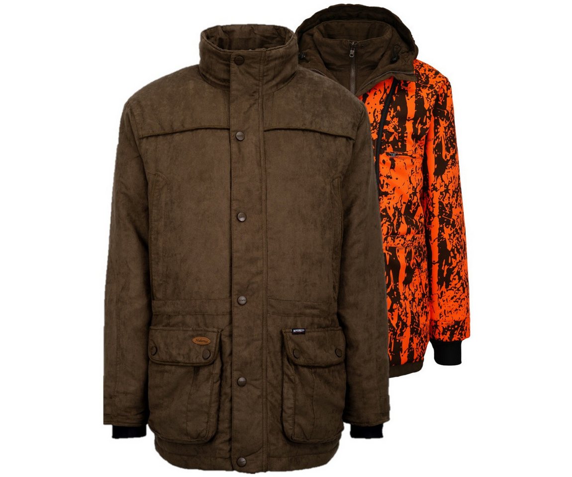 Hubertus® Hunting Winterjacke Camo-Wendejacke "Abisko" Jagdjacke Herren wasserdicht Oefele Jagd von Hubertus® Hunting