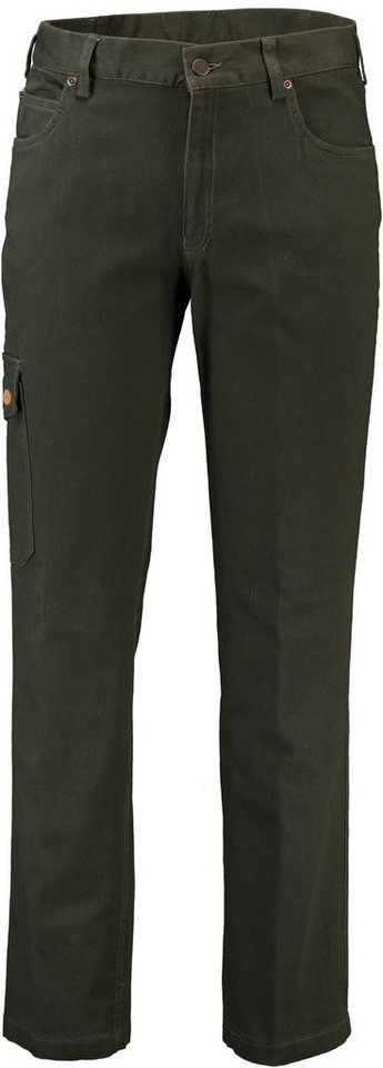 Hubertus 5-Pocket-Jeans HUBERTUS Jagd-Five-Pocket-Jeans grün mit Beintasche von Hubertus