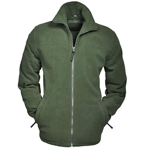 Hubertus Ben Fleecejacke Herren bis 10XL, olive, XL von Hubertus