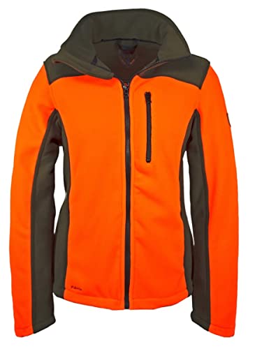 Hubertus Damen Signal Fleecejacke 10823413 Orange Fb 163 Größe M von Hubertus