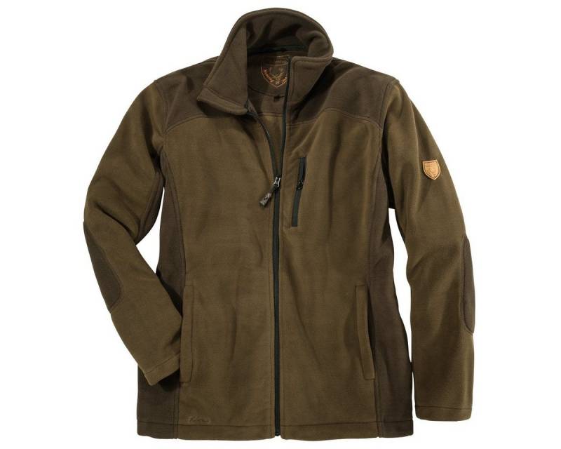 Hubertus Fleecejacke Hubertus Fleecejacke Übergröße hell-/dunkelbraun von Hubertus
