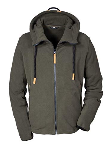 Hubertus Herren Fleece Hoody 10223953 Olivbraun 328 Größe L von Hubertus