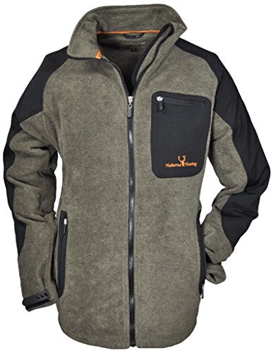 Hubertus Jagd Fleecejacke 10723529 Oliv schwarz 388 Größe M von Hubertus