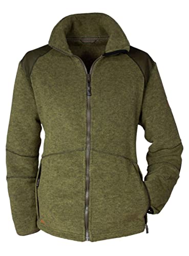 Hubertus Jagd Fleecejacke Tecnowool 10823663 Oliv 315 Größe M von Hubertus