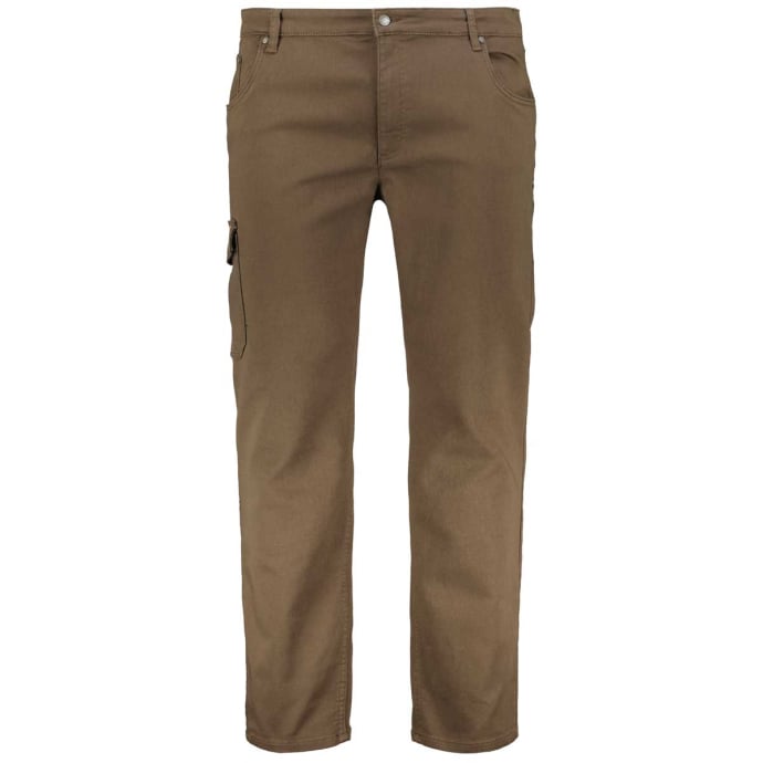 Hubertus Stretch-Chino mit Cargotasche von Hubertus