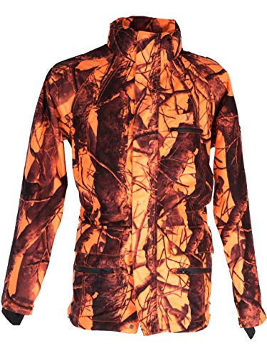 Hubertus Signal Jagd Jacke 10776690 orange 163 Größe XXL von Hubertus