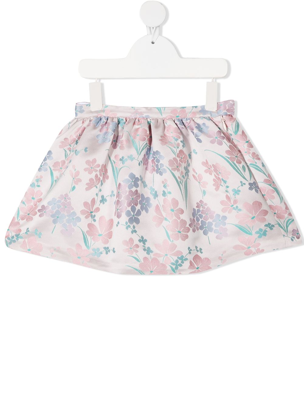 Hucklebones London Minirock mit Jacquard-Blumenmuster - Rosa von Hucklebones London