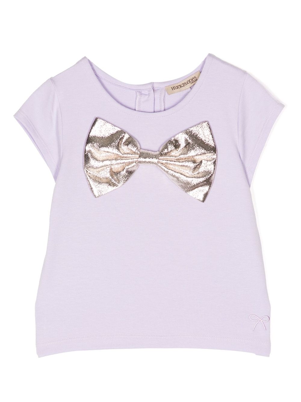 Hucklebones London T-Shirt mit Schleifendetail - Violett von Hucklebones London