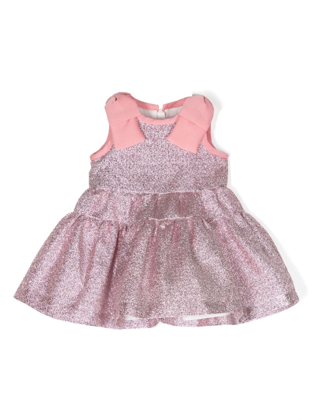 Hucklebones London Gestuftes Kleid-Set mit Glitter-Optik - Rosa von Hucklebones London