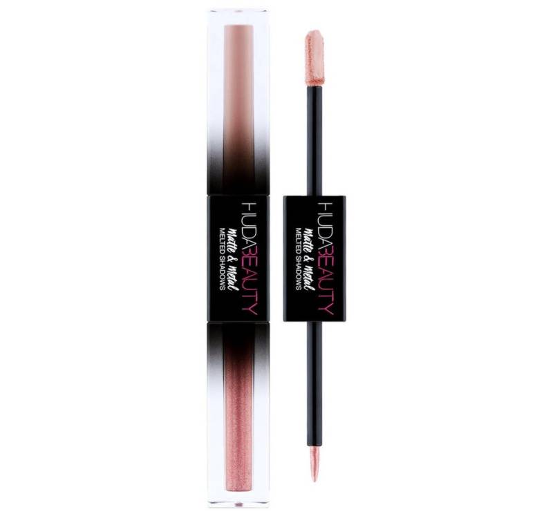 Huda Beauty Augen-Make-Up-Set Matte & Metal Flüssiger Lidschatten Cinnamon Toast 4 ml von Huda Beauty