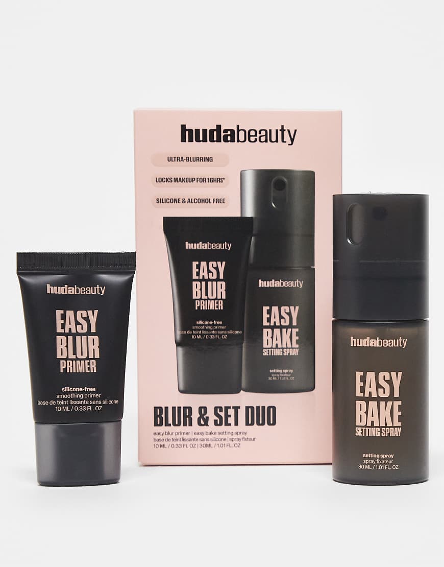 Huda Beauty - Blur & Set - Hautpflege-Set (13% Ersparnis)-Rosa von Huda Beauty