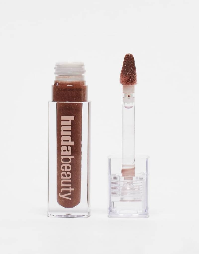 Huda Beauty - Icy Nude Faux Filler Gloss - Lipgloss - She Fire-Braun von Huda Beauty