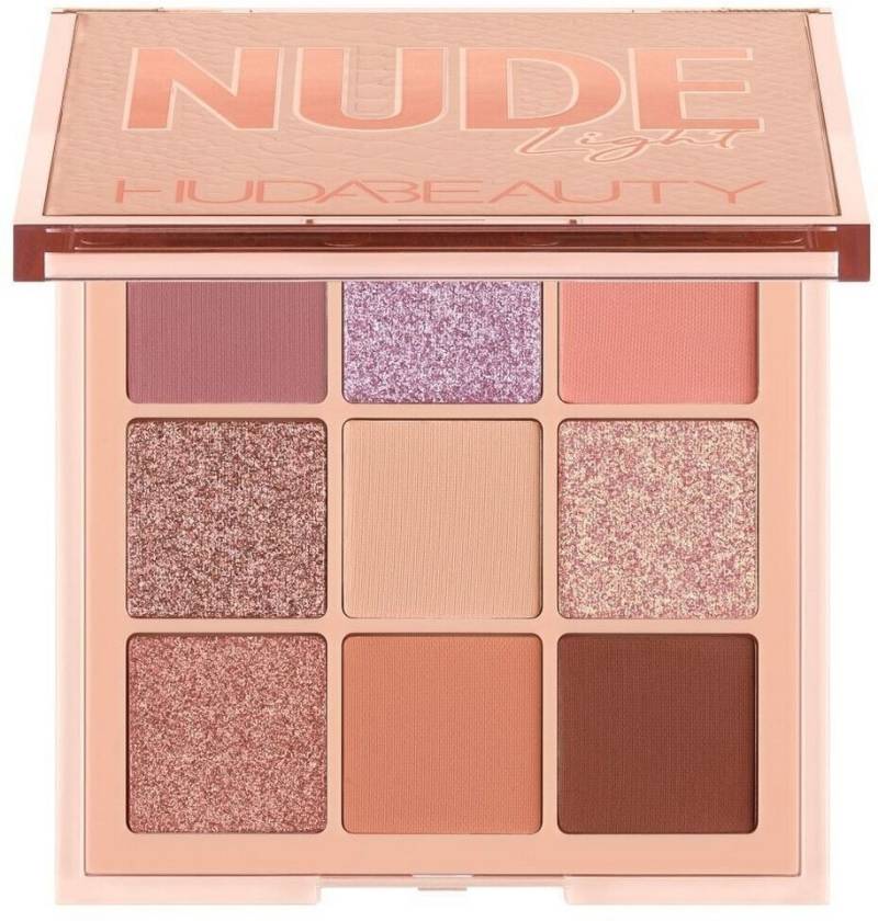 Huda Beauty Lidschatten-Palette NUDE Obsessions - Light, 1-tlg., 9 Farbtöne von Huda Beauty