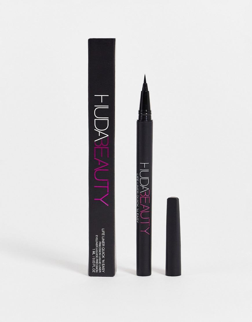 Huda Beauty - Quick ‘n Easy - Präziser flüssiger Eyeliner-Schwarz von Huda Beauty