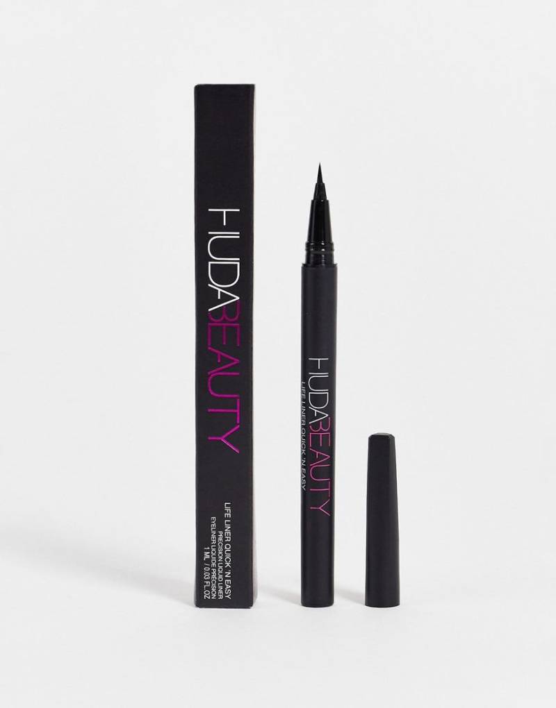 Huda Beauty - Quick ‘n Easy - Präziser flüssiger Eyeliner-Schwarz von Huda Beauty