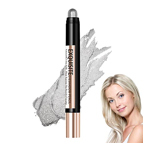 Glitzer Lidschattenstift lidschatten stift Wasserfester Augen Highlighter 2 in 1augen make up creme lidschatten Shadow Pencil Pen für Partys, Ausgehen, Verabredungen oder ausgefallene Anlässe von Hudhowks