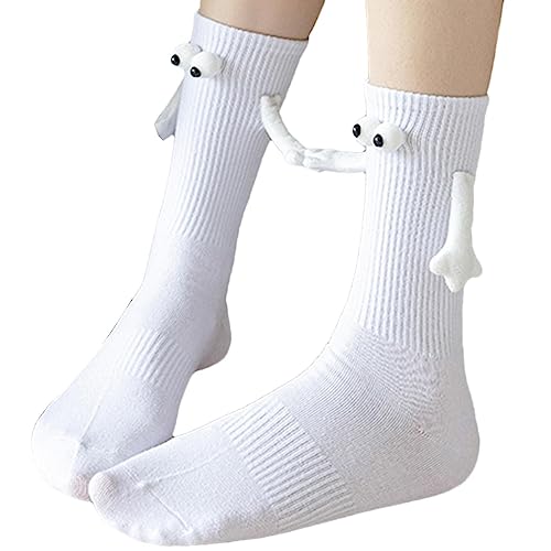 Lustige Socken Magnetische Saug 3D die Hände hält Socken lustige Unisex Socken magnetische Saug Paar Socken Paar Geschenke für Damen und Herren,niedliche lustige 3D Hand Paar Socken von Hudhowks