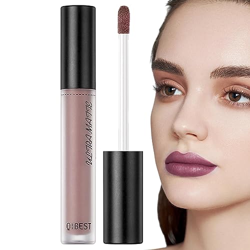 Matter Lippenfleck, Schnell trocknender, langlebiger Essence Lipgloss, kein Verblassen, Lip Glaze, feuchtigkeitsspendender, matter Lippenstift für Frauen, Antihaft-Lippenpflege für Mädchen, Hudhowks von Hudhowks