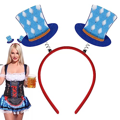 Oktoberfest-Haarschmuck | Filz Oktoberfest Haarreif | Dekorative Kopfbedeckung zur Aufmunterung für Maskerade, Karneval, Bühnenauftritt, Oktoberfest Hudhowks von Hudhowks