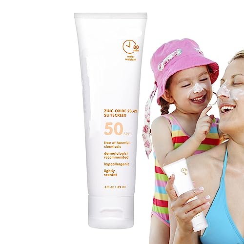 Sonnenschutzlotion für Kinder | LSF 50+ Sonnenschutz-Gesichtsfeuchtigkeitscreme LSF 50,50 ml Sunblock Lotion Sonnenschutz, wasserbeständige Sonnenschutz-Gesichtsfeuchtigkeitscreme, Hudhowks von Hudhowks