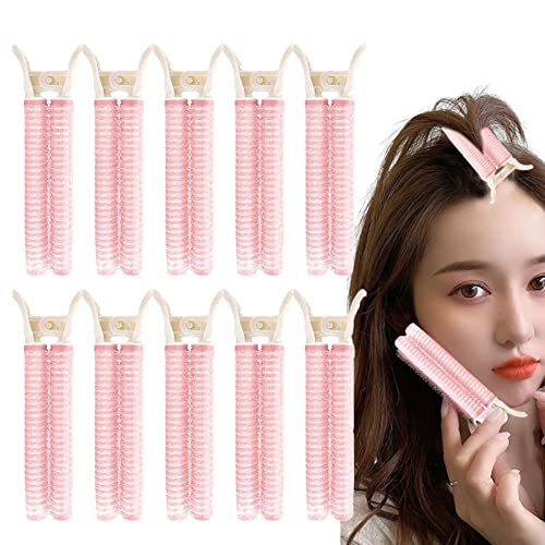 Volumizing Hair Clips 10pcs Magic Clips for Hair hair rollers,hair curler Volume Volumizing Curlers Root Clips Heatless DIY Hair Curler for Women Girls Long Short and Curly Hair Styling Supplies von Hudhowks