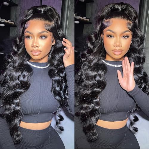 360 Grad 360 Grad Spitzenfront Echthaar-Perücken mit Spitzenfront, 200 % Dichte, 360 Grad HD Lace Front Echthaar-Perücken für Frauen, 100 % Echthaar 360 Grad 360 Grad Spitzenfront Echthaar-Perücken mit Spitzenfront, 200 % Dichte, 360 Grad HD Lace Front Echthaar-Perücken für Frauen, 100 % Echthaar von Hudier