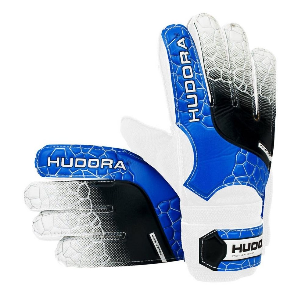 Hudora Torwarthandschuhe 71586/01 Größe M, Fußball-Handschuhe für Kinder von Hudora