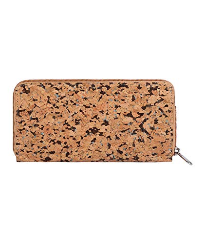 Damen Designer Hudson & James Kork Vegan RFID Blockieren Schild Compact Kartenhalter b枚rse Multi Card Frauen Clutch Wallet mit Handyfach von Hudson & James