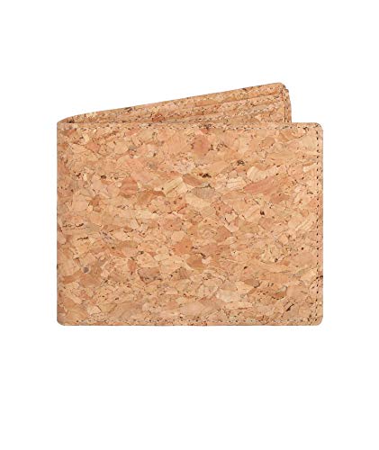 Hudson & James Designer Kork Vegan RFID Blocking Shield Card Holder Wallet for Men Lightweight Made of Eco Friendly Cork, Kork 05, M, Zeitgenössisch von Hudson & James