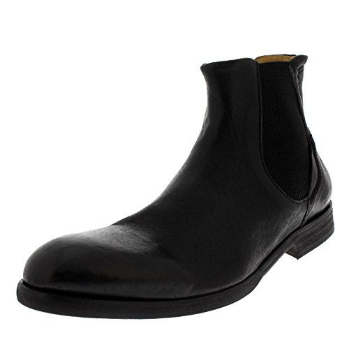 H by Hudson Herren Watchley Calf Leder Formal Knöchel Chelsea Stiefel - Schwarz - 46 von Hudson