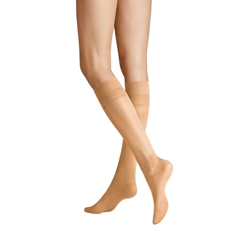 HUDSON Damen Kniestrümpfe Glamour 20 transparenter Glanz 20 DEN Make-up 0019 35/38 von KUNERT