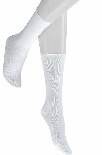 HUDSON Damen Socken Relax Fine Rollrand White 0008 35/38 von Hudson
