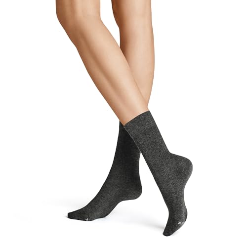 HUDSON Women Relax Cotton Dry Socken, GRAU-Mel, 39/42 von Hudson