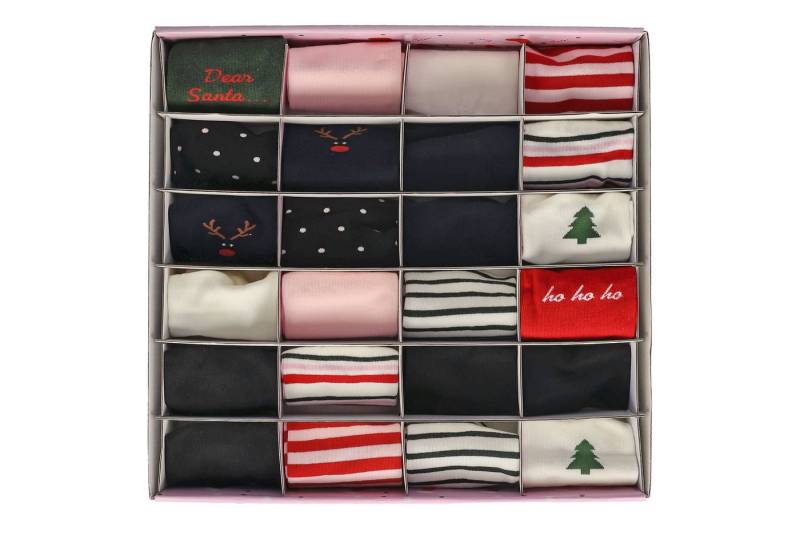 Hudson Basicsocken Christmas Calendar (1-Paar) 13 Paar Socken von Hudson