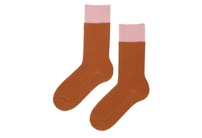Hudson Basicsocken Cosmic Block (1-Paar) Socken mit Ripp-Struktur von Hudson