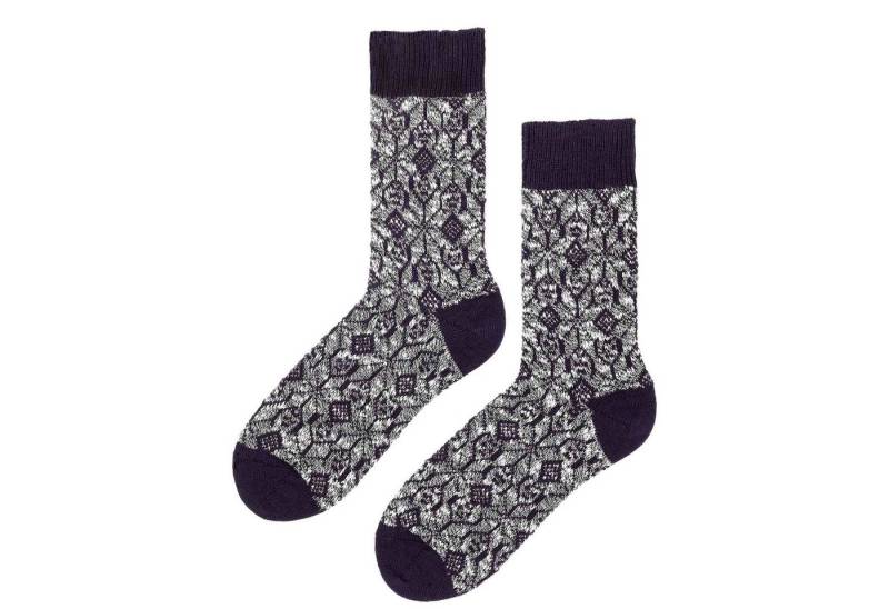 Hudson Basicsocken Earthy Graphic (1-Paar) Socken mit Norweger-Muster von Hudson