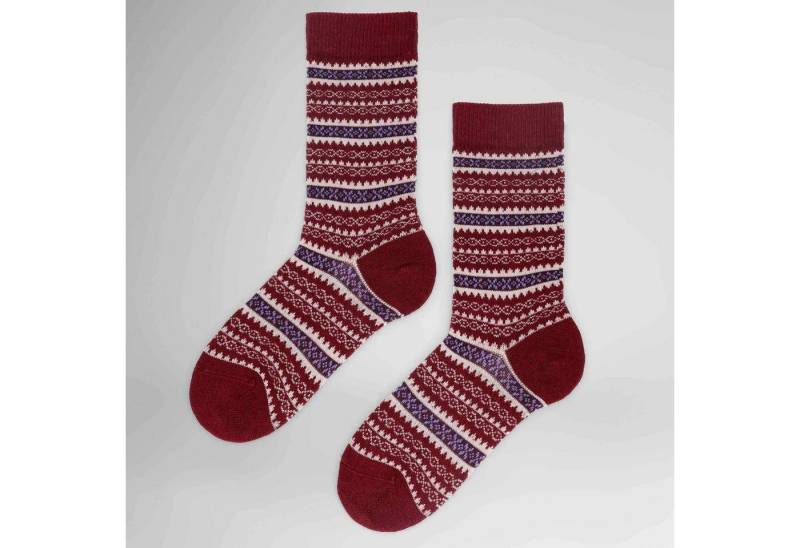 Hudson Basicsocken Fancy Nordic (1-Paar) Socken mit Norweger-Muster von Hudson