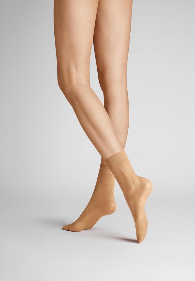 Hudson Basicsocken Glamour 20 (1-Paar) Softe Söckchen mit edlem Glanz von Hudson