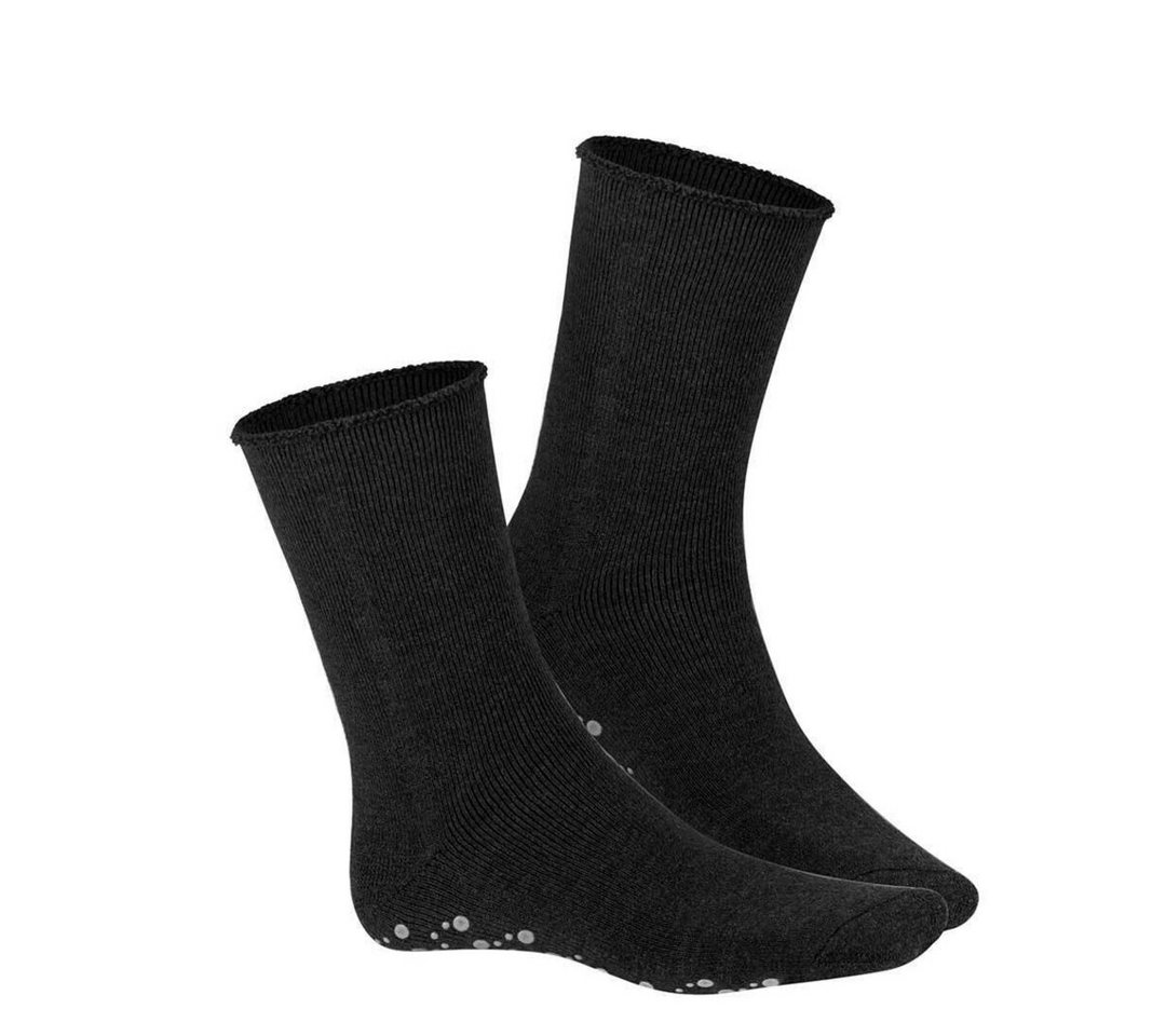 Hudson Basicsocken HOMEPADS (1-Paar) Herren Kuschelsocken mit weichem Vollplüsch und Anti-Rutsch-Sohle von Hudson