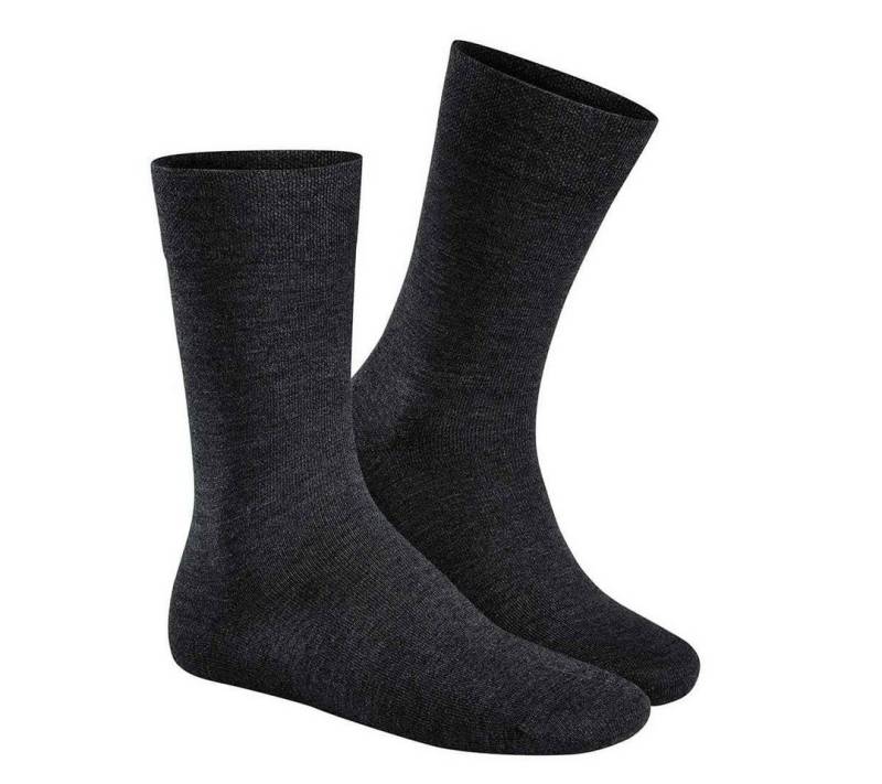 Hudson Basicsocken Relax Woolmix Clima (1-Paar) Herren Socken aus einem Mix aus Baum- und Schurwolle von Hudson