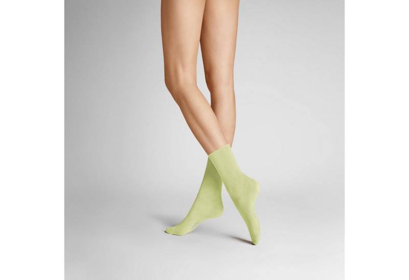 Hudson Basicsocken Relax Fine (1-Paar) Socken mit hohem Baumwoll-Anteil und Rollrand von Hudson