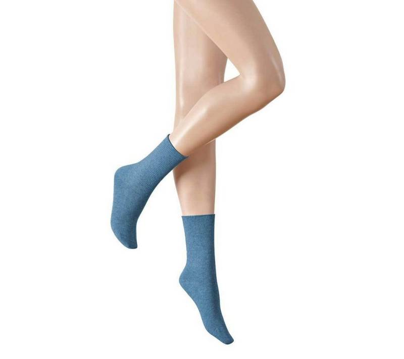 Hudson Basicsocken Relax Soft (1-Paar) Druckfreie Socken ohne Gummifäden von Hudson
